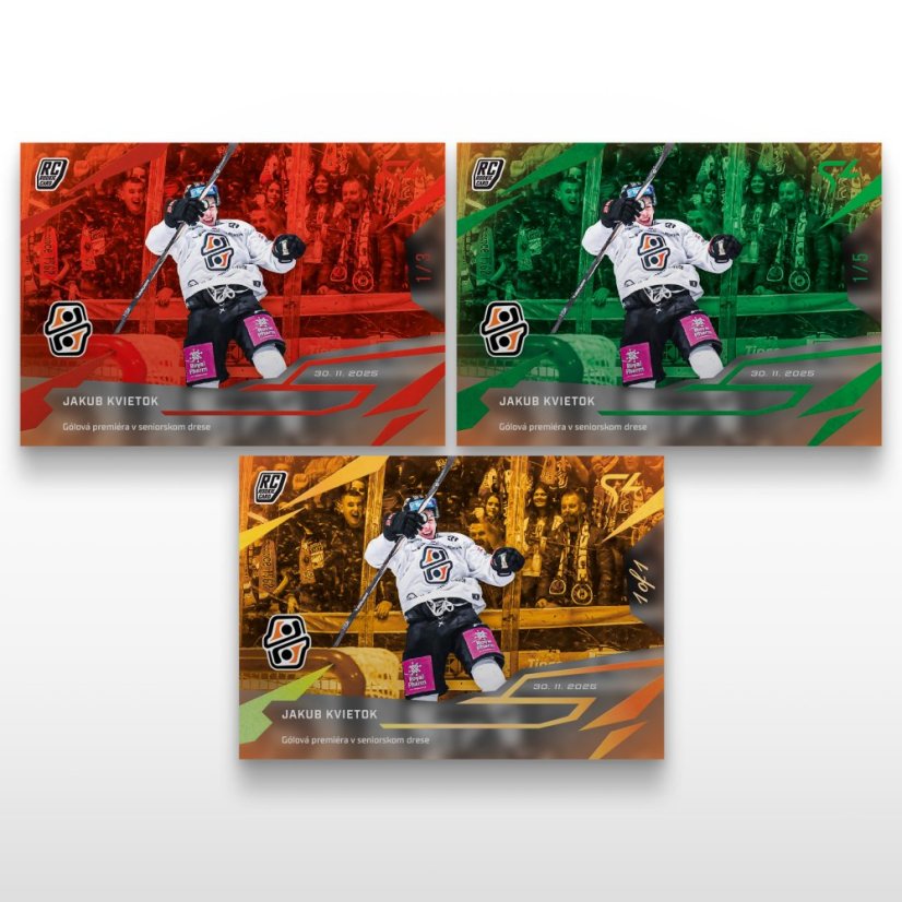 Hockey trading card L-19 JAKUB KVIETOK - SportZoo Tipsport liga 2025/26 LIVE