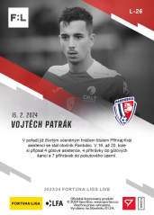 L-26 Vojtěch Patrák FORTUNA:LIGA 2023/24 LIVE