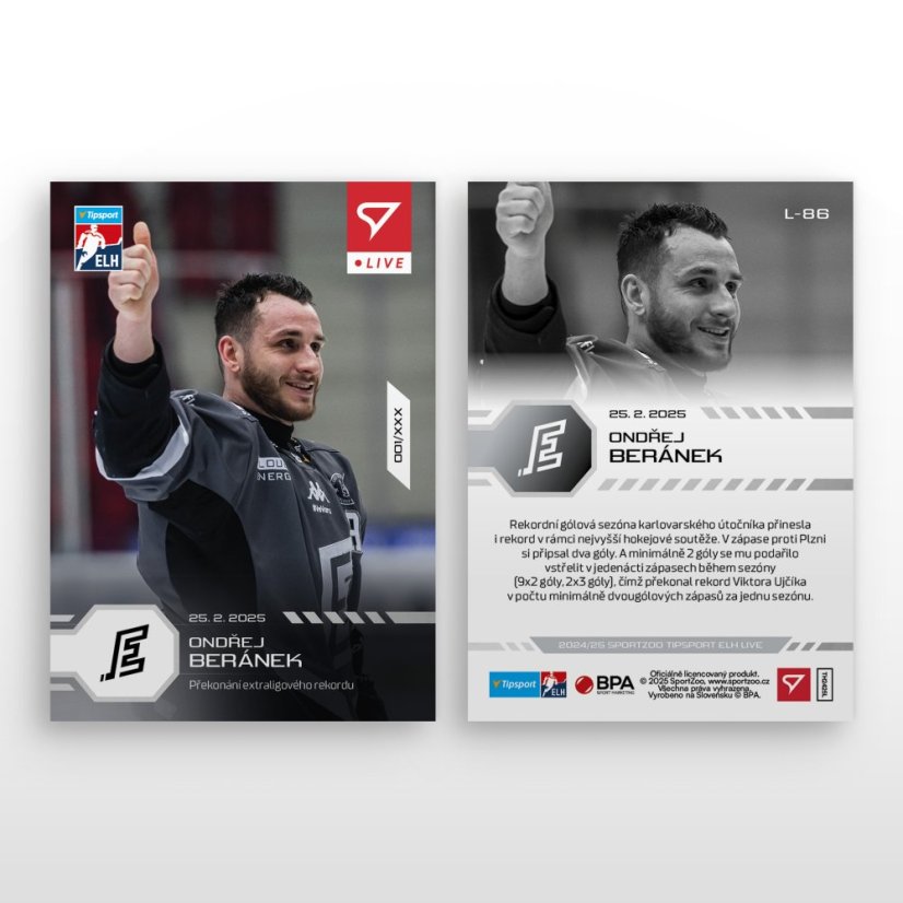 L-86 Ondřej Beránek TELH 2024/25 LIVE