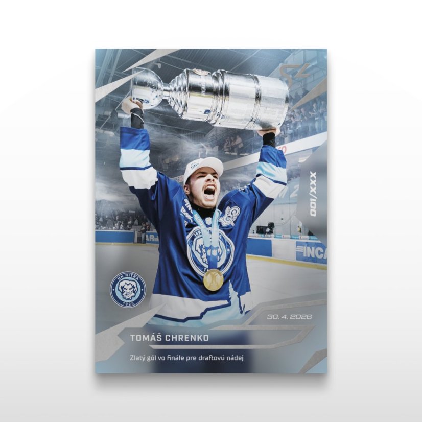 Hockey trading card L-55 TOMÁŠ CHRENKO - SportZoo Tipsport liga 2025/26 LIVE
