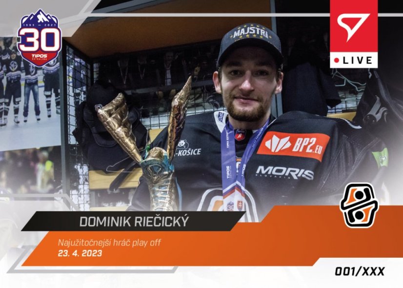 Set 32. týždňa (4 karty L-094 - L-097) TEL 2022/23 LIVE