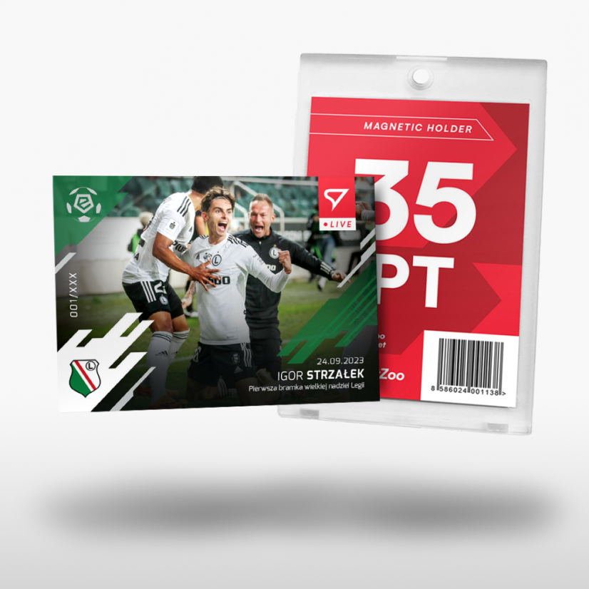 L-16 ZESTAW Igor Strzałek PKO Bank Polski Ekstraklasa 2023/24 LIVE + UCHWYT