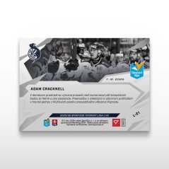 Hockey trading card L-21 ADAM CRACKNELL - SportZoo Tipsport liga 2025/26 LIVE