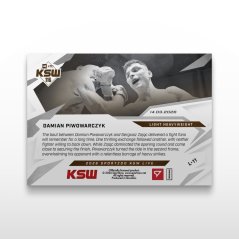 Karta MMA L-11 Damian Piwowarczyk - SportZoo KSW 2025/26 LIVE