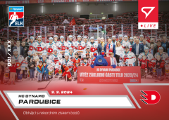 L-58 SADA HC Dynamo Pardubice TELH 2023/24 LIVE + HOLDER