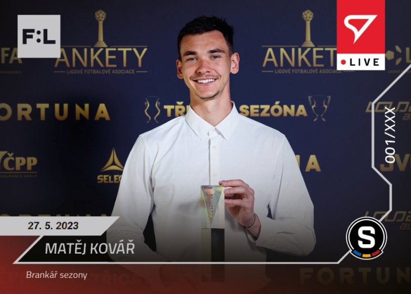 L-119 Matěj Kovář FORTUNA:LIGA 2022/23 LIVE