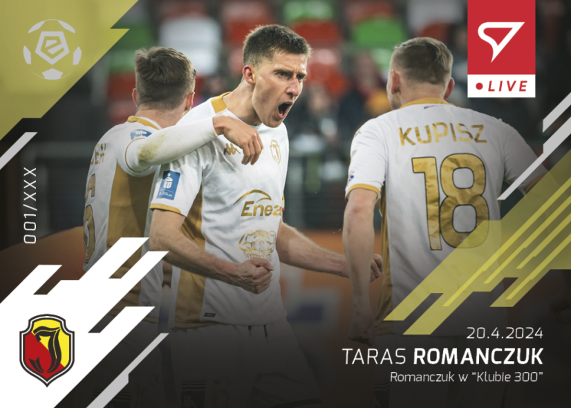 L-61 ZESTAW Taras Romanczuk PKO Bank Polski Ekstraklasa 2023/24 LIVE + UCHWYT