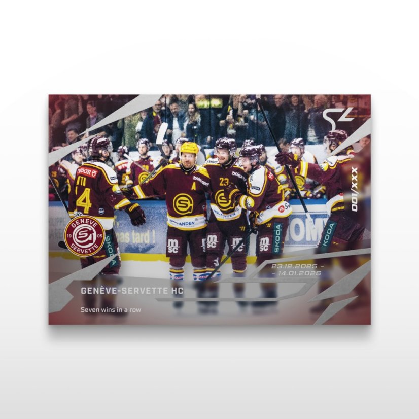 Hockey-samlar­kort L-30 Genève-Servette HC – SportZoo National League 2025/26 LIVE