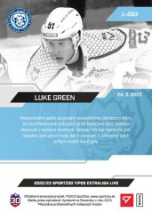 L-083 Luke Green TEL 2022/23 LIVE