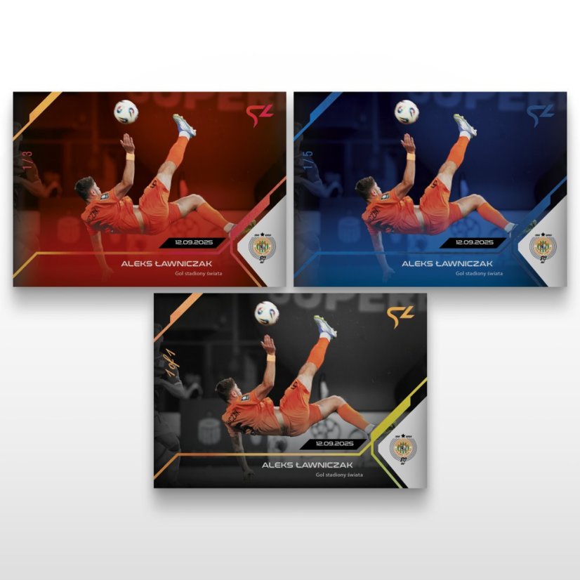 Fotbalová kartička L-12 Aleks Ławniczak - SportZoo PKO BP Ekstraklasa 2025/26 LIVE