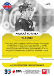 L-002 Mikuláš Hovorka TELH 2022/23 LIVE