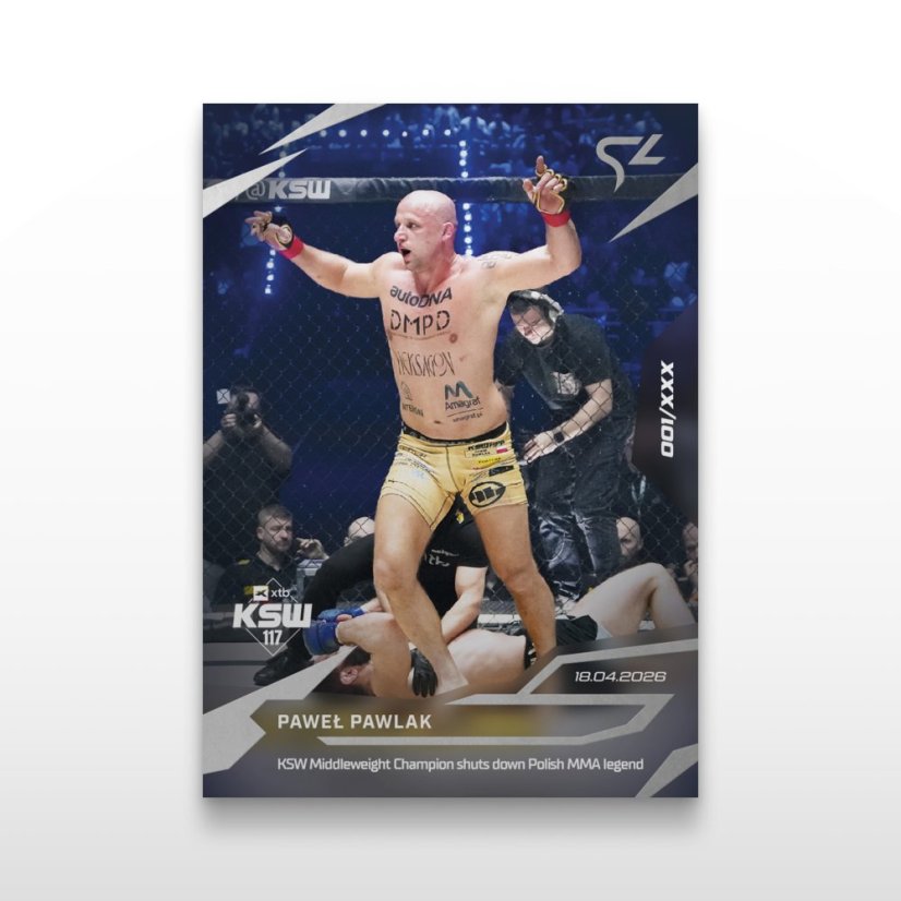 MMA-samlar­kort L-12 Paweł Pawlak – SportZoo KSW 2025/26 LIVE