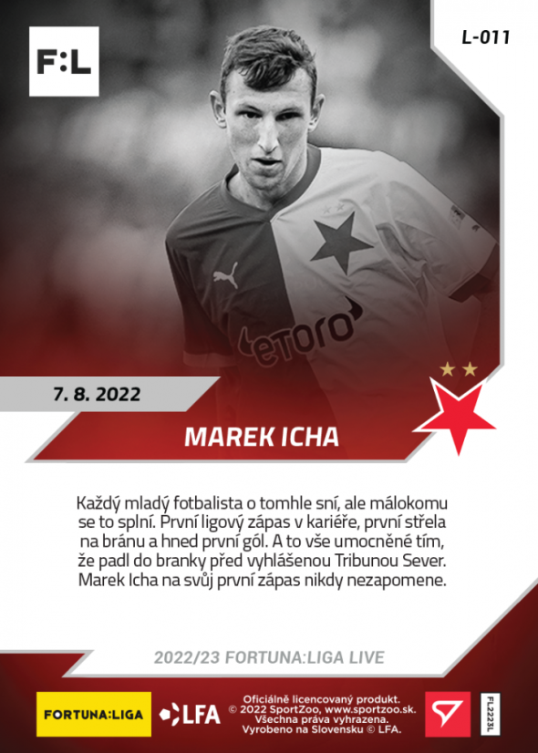 L-011 Marek Icha FORTUNA:LIGA 2022/23 LIVE