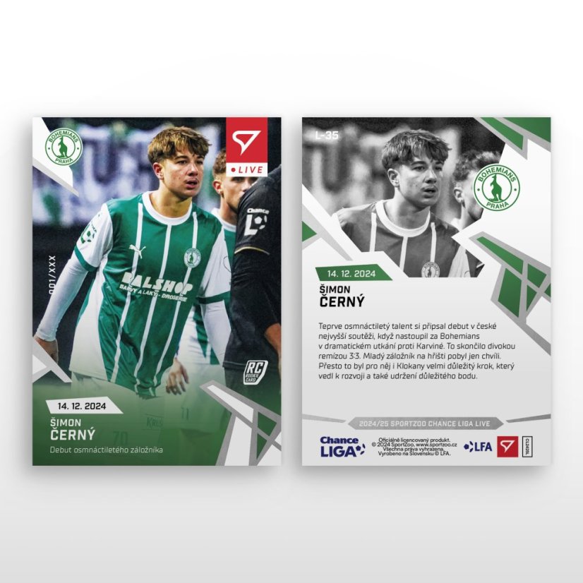 L-35 Šimon Černý Chance Liga 2024/25 LIVE