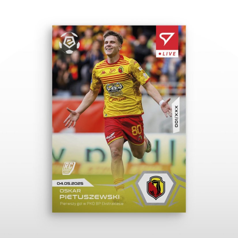 L-72 Oskar Pietuszewski PKO BP Ekstraklasa 2024/25 LIVE + HOLDER
