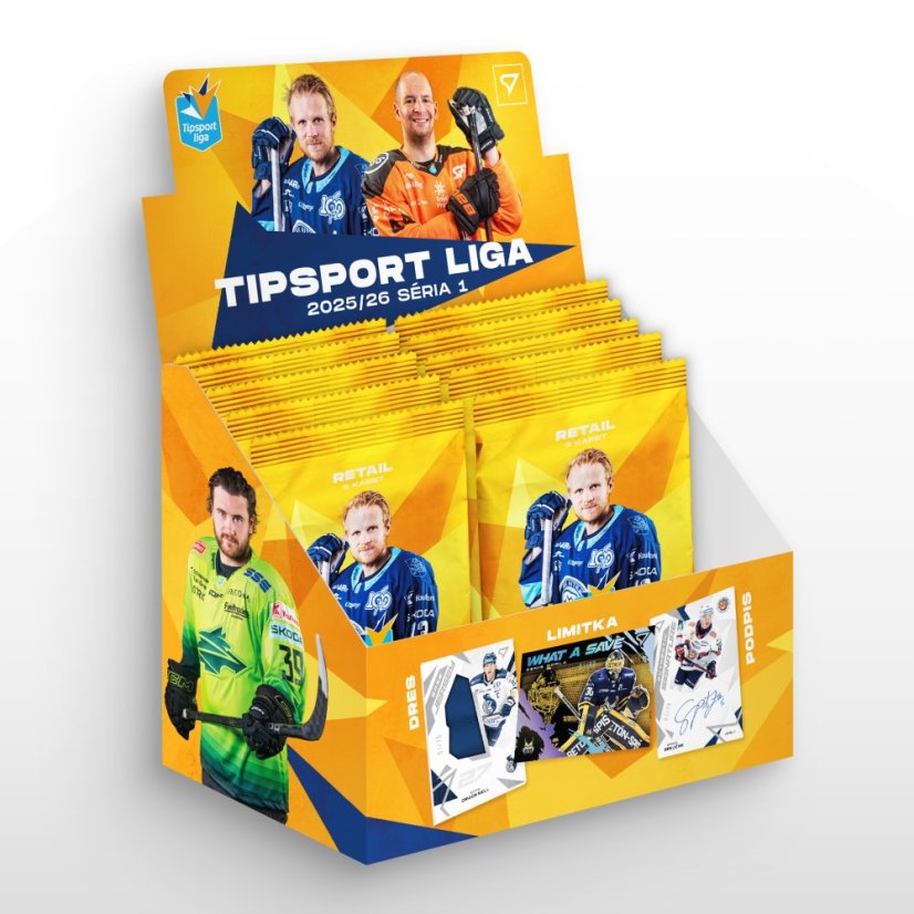 Retail box - Hockey Trading Cards SportZoo Tipsport liga 2025/26 - Series 1