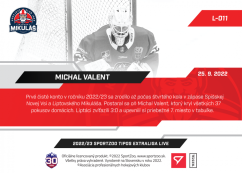 L-011 Michal Valent TEL 2022/23 LIVE