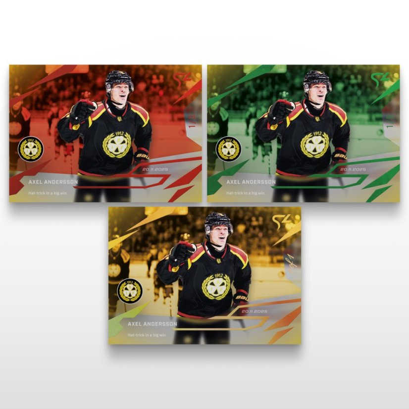 Hokejová kartička L-14 Axel Andersson - SportZoo Svenska hockeyligan 2025/26 LIVE