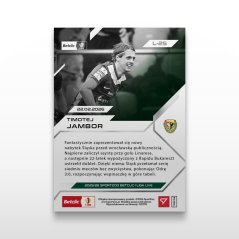 Football trading card L-25 Timotej Jambor - SportZoo Betclic 1 Liga 2025/26 LIVE