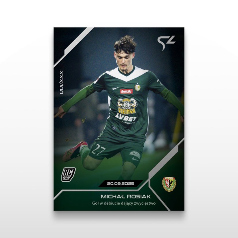 Karta piłkarska L-13 Michał Rosiak - SportZoo Betclic 1 Liga 2025/26 LIVE