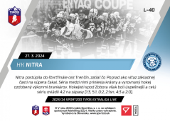 L-40 HK Nitra TEL 2023/24 LIVE