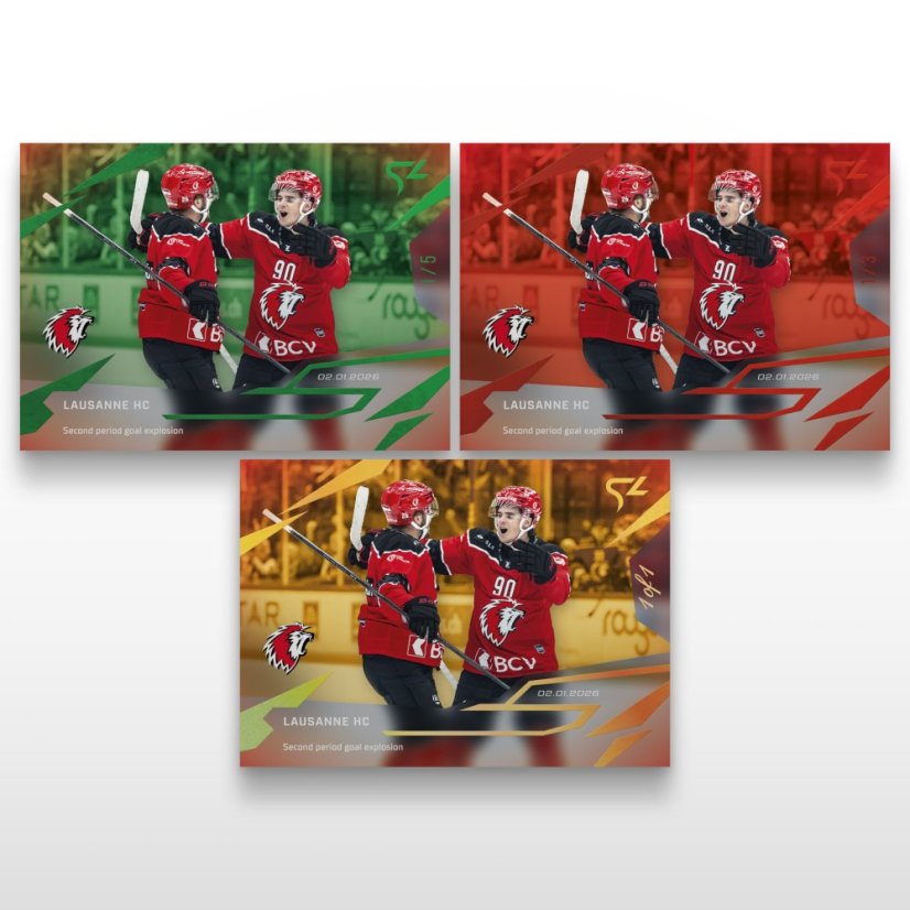 Hockey-samlar­kort L-32 Lausanne HC – SportZoo National League 2025/26 LIVE