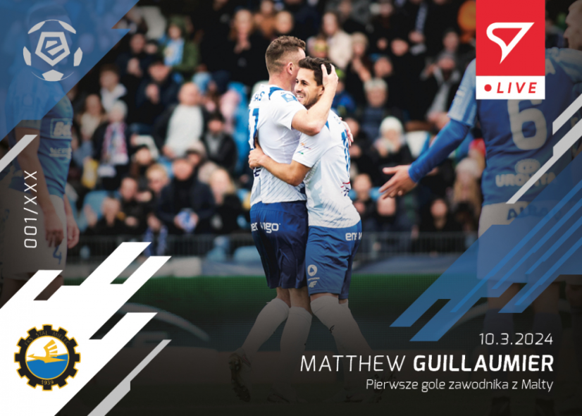 L-51 ZESTAW Matthew Guillaumier PKO Bank Polski Ekstraklasa 2023/24 LIVE + UCHWYT