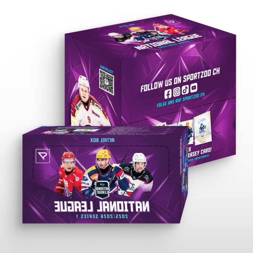 Retail box - Hockey Trading Cards SportZoo National League 2025/26 - Series 1