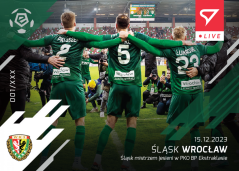L-36 ZESTAW Śląsk Wrocław PKO Bank Polski Ekstraklasa 2023/24 LIVE + UCHWYT