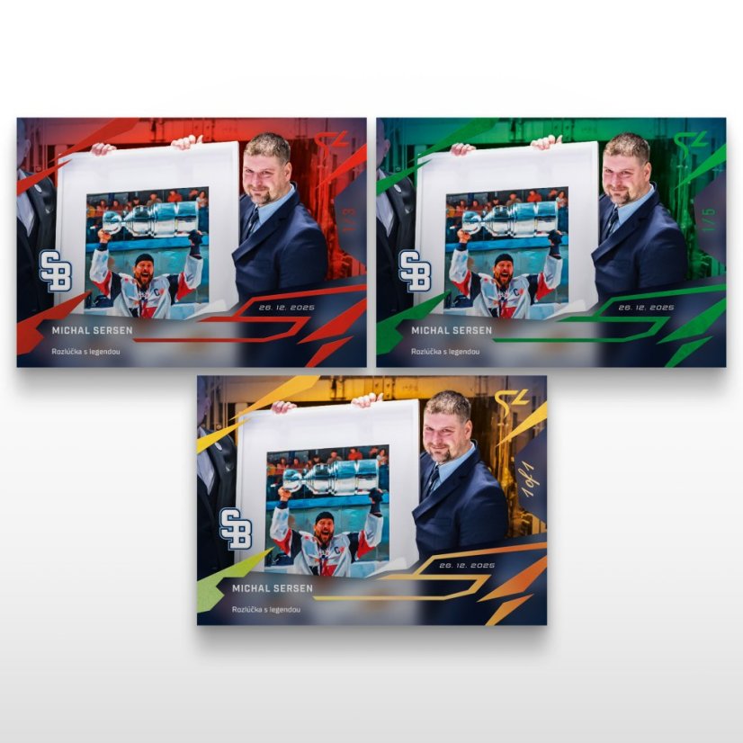 Hockey trading card L-26 MICHAL SERSEN - SportZoo Tipsport liga 2025/26 LIVE
