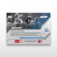 Football trading card L-17 Jakub Kucharski - SportZoo Betclic 1 Liga 2025/26 LIVE