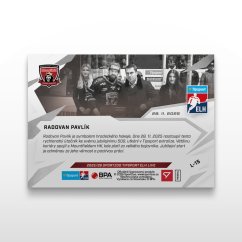 Hokejová kartička L-15 Radovan Pavlík - SportZoo Tipsport ELH 2025/26 LIVE