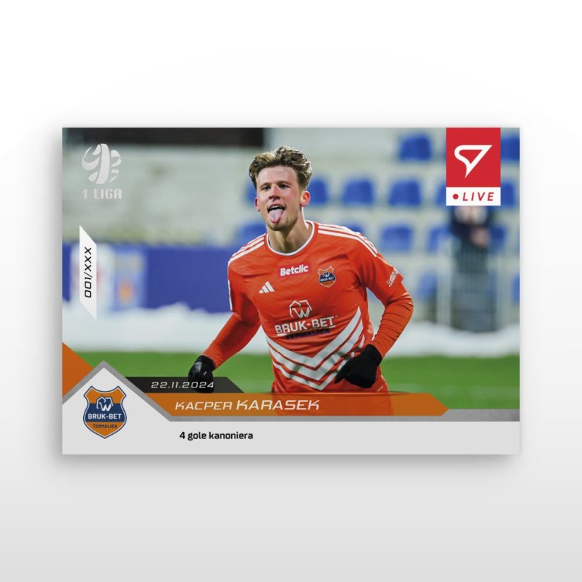 L-24 ZESTAW Kacper Karasek Betclic 1 Liga 2024/25 LIVE + UCHWYT