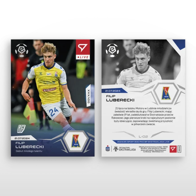 L-02 ZESTAW Filip Luberecki PKO BP Ekstraklasa 2024/25 LIVE + UCHWYT