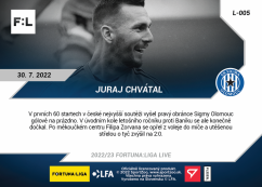 L-005 Juraj Chvátal FORTUNA:LIGA 2022/23 LIVE