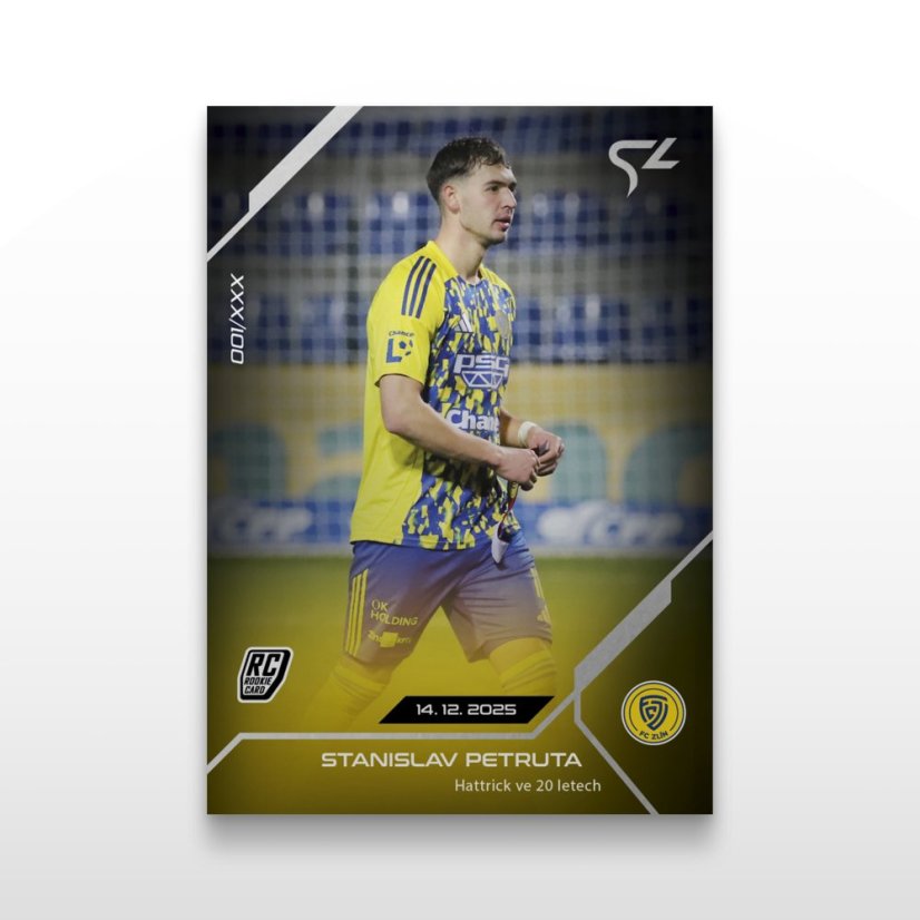 Futbalová kartička L-26 STANISLAV PETRUTA - SportZoo Chance Liga 2025/26 LIVE