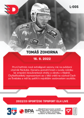 L-005 Tomáš Zohorna TELH 2022/23 LIVE