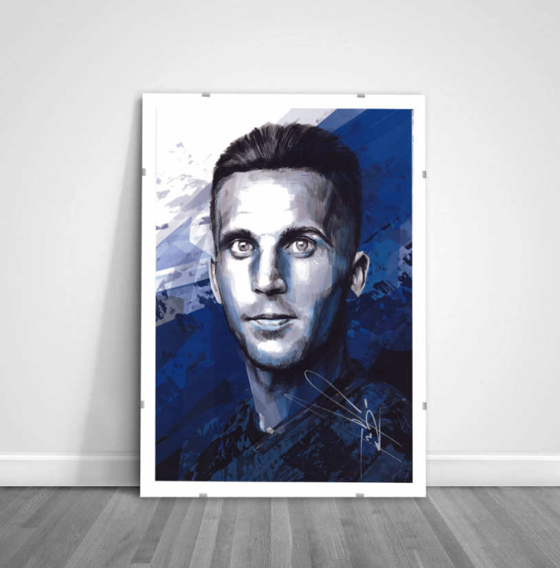 Podpísaný portrét Slovenskí Sokoli 2021 x/4 - Peter Pekarík