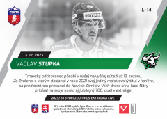 L-14 Václav Stupka TEL 2023/24 LIVE