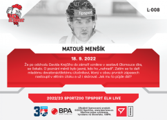 L-008 Matouš Menšík TELH 2022/23 LIVE