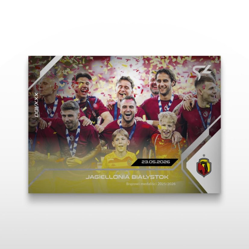 Fotbalová kartička L-80 Jagiellonia Białystok - SportZoo PKO BP Ekstraklasa 2025/26 LIVE
