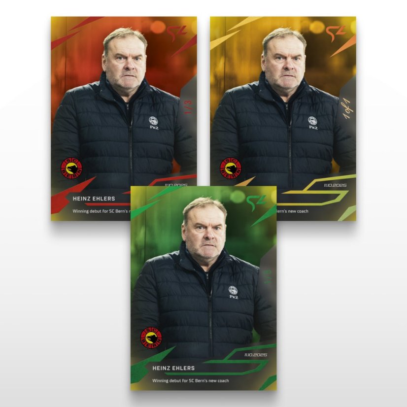 Hokejová kartička L-08 Heinz Ehlers - SportZoo National League 2025/26 LIVE