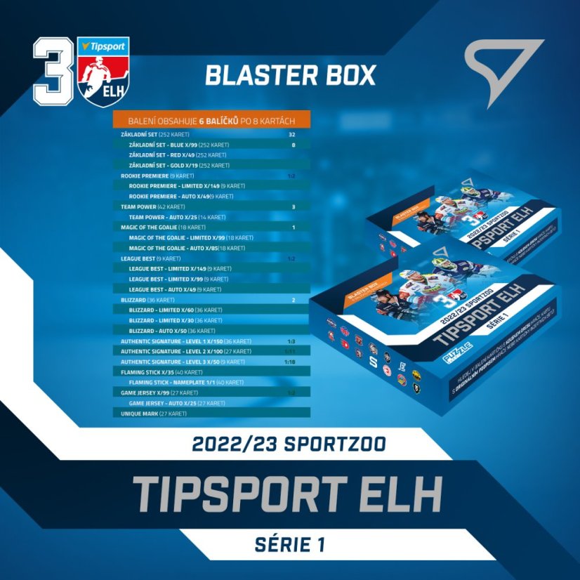 Blaster saszetka Tipsport ELH 2022/23 –1. seria