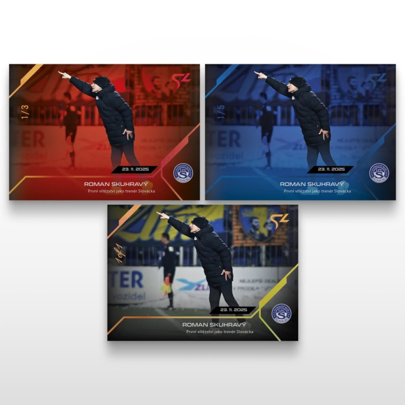 Football trading card L-21 ROMAN SKUHRAVÝ - SportZoo Chance Liga 2025/26 LIVE