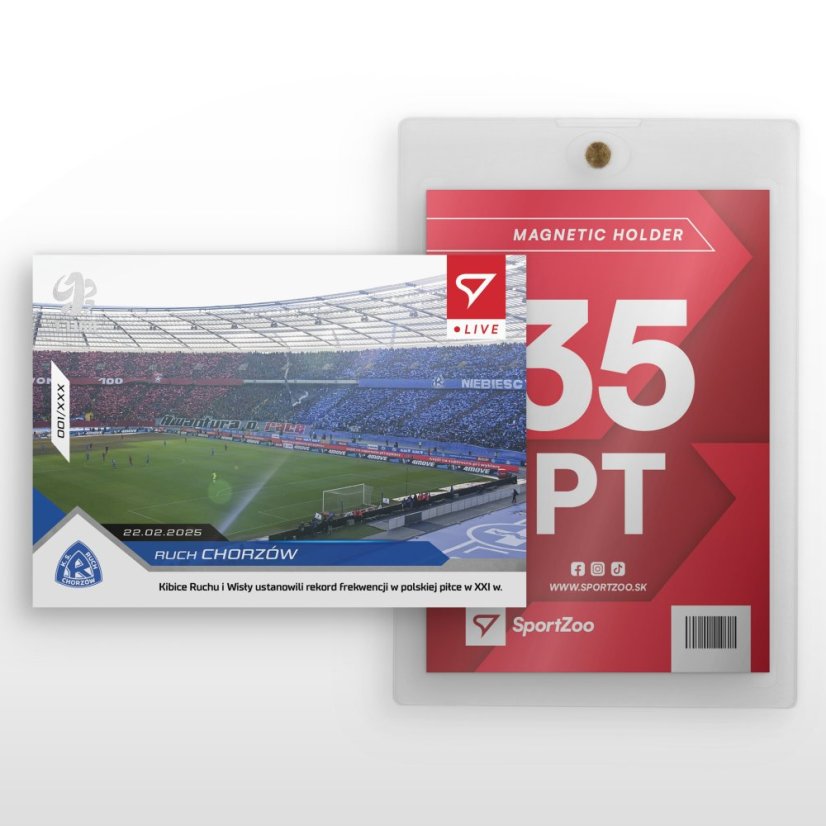 L-34 ZESTAW Ruch Chorzów Betclic 1 Liga 2024/25 LIVE + UCHWYT