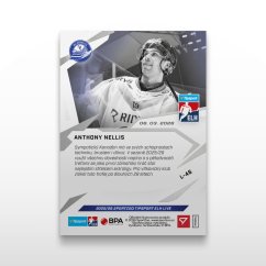 Hokejová  kartička L-46 Anthony Nellis - SportZoo Tipsport ELH 2025/26 LIVE