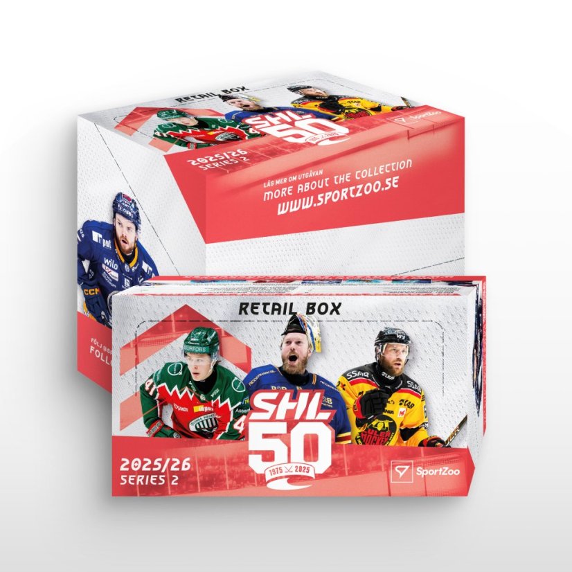 Retail box - Hockey Trading Cards SportZoo SHL 2025/26 - Series 2