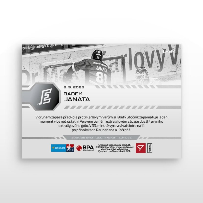 L-94 Radek Janata TELH 2024/25 LIVE