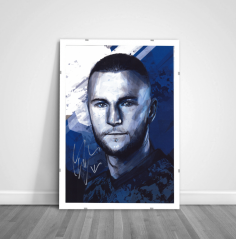 Podpísaný portrét Slovenskí Sokoli 2021 x/4 - Milan Škriniar