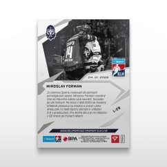 Hokejová kartička L-29 Miroslav Forman - SportZoo Tipsport ELH 2025/26 LIVE